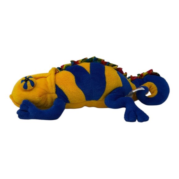 Ganz Webkinz CHAMELEON Yellow Blue 12 in Stuffed Animal Plush Toy NO CODE - Picture 2 of 9